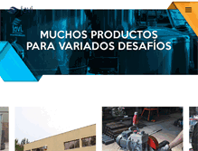 Tablet Screenshot of javihidraulica.com